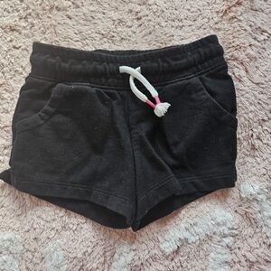 Cat & Jack Black Kids Shorts with White Drawstring